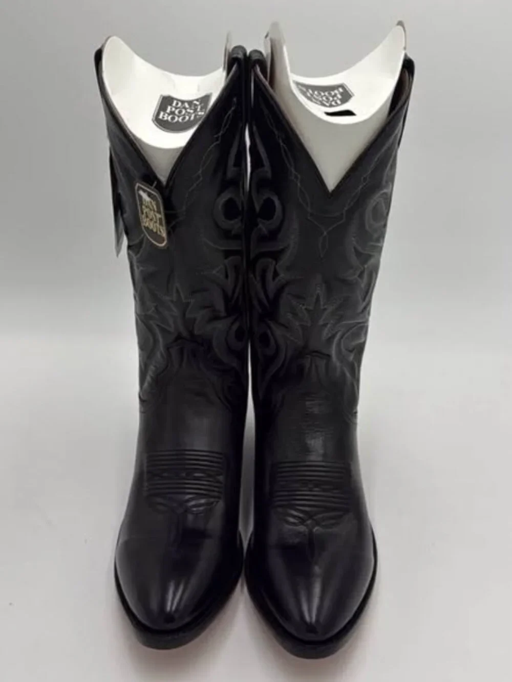 Dan Post Men’s Black Mignon Corona Leather Cowboy Boots. (Sizes in description)